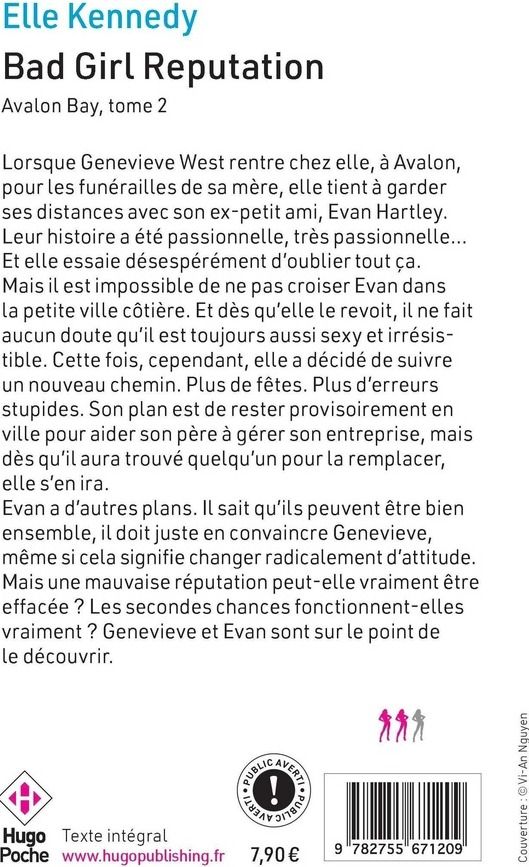 Quatrième de couverture de « Bad girl reputation »