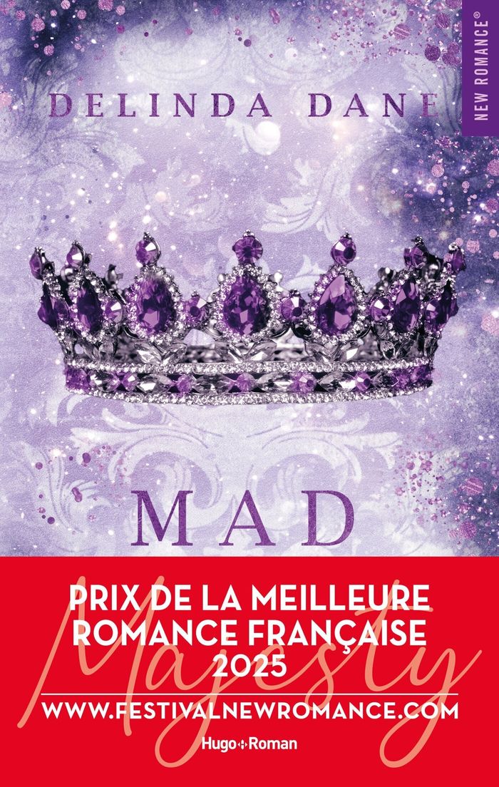 Couverture du livre « Mad majesty » de Delinda Dane, librairie Les Contes Infusés à Corte