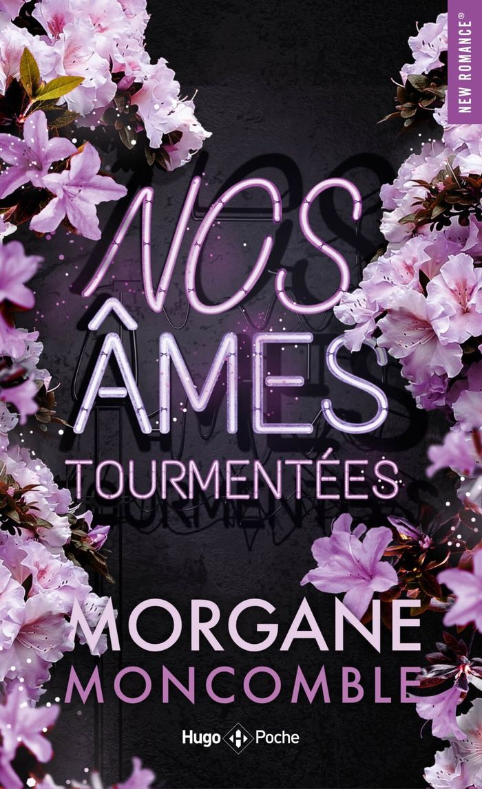 Couverture du livre « NOS AMES TOURMENTEES » de Morgane Moncomble, librairie Les Contes Infusés à Corte
