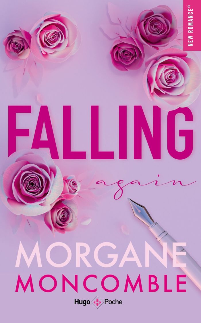 Couverture du livre « FALLING AGAIN » de Morgane Moncomble, librairie Les Contes Infusés à Corte