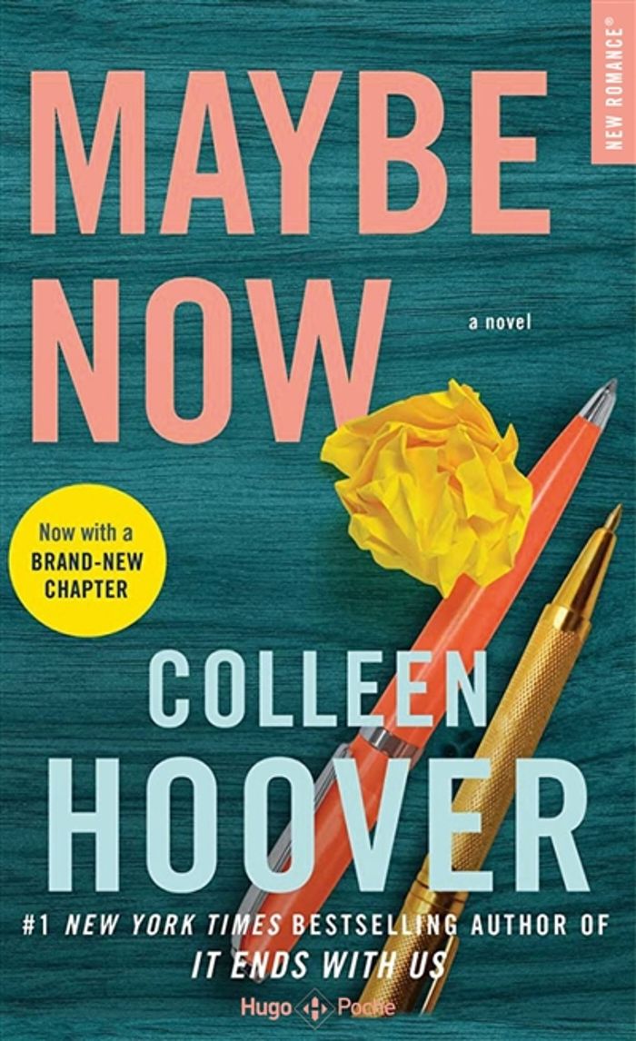 Couverture du livre « Maybe now » de Colleen Hoover, librairie Les Contes Infusés à Corte
