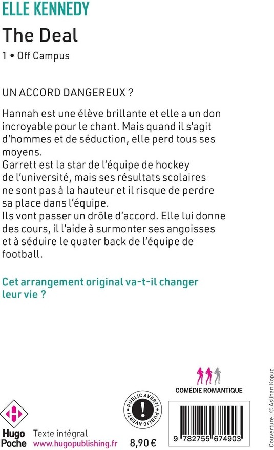 Quatrième de couverture de « THE DEAL - OFF-CAMPUS - TOME 1 - POCHE »