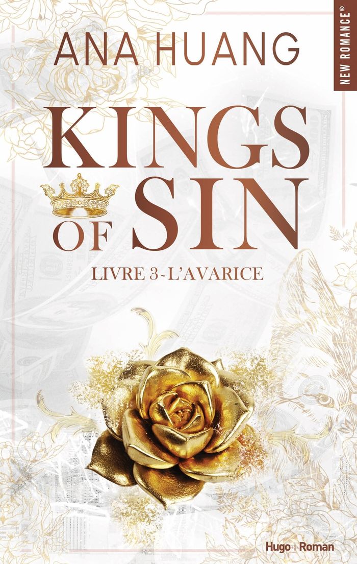 Couverture du livre « KINGS OF SIN - TOME 03 - VERSION FRANCAISE - L'AVARICE » de Ana Huang, librairie Les Contes Infusés à Corte