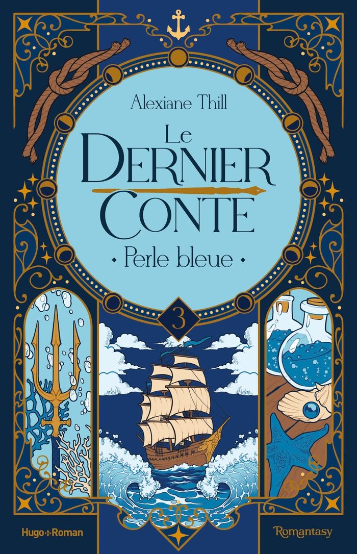 Couverture du livre « Perle bleue » de Alexiane Thill, librairie Les Contes Infusés à Corte