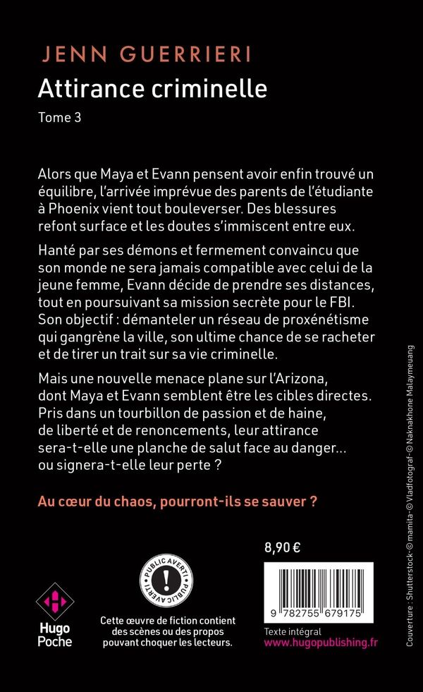 Quatrième de couverture de « Attirance criminelle »