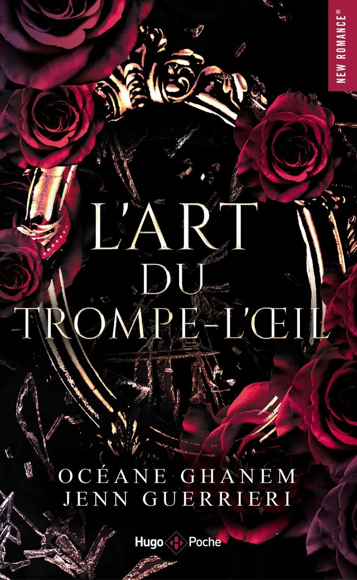 Couverture du livre « L'art du trompe-l'oeil » de Océane Ghanem, librairie Les Contes Infusés à Corte