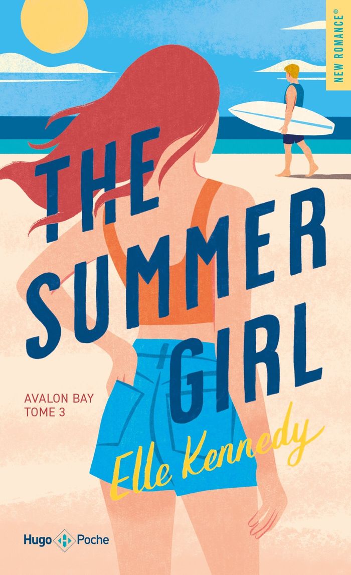 Couverture du livre « The summer girl » de Elle Kennedy, librairie Les Contes Infusés à Corte
