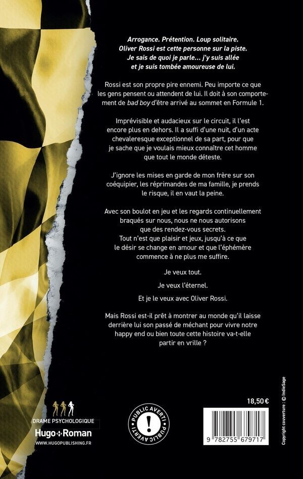 Quatrième de couverture de « Out of control »
