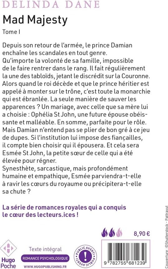 Quatrième de couverture de « MAJESTY - T01 - MAD MAJESTY »