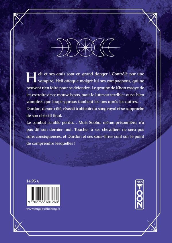 Quatrième de couverture de « Dark moon : the blood altar »