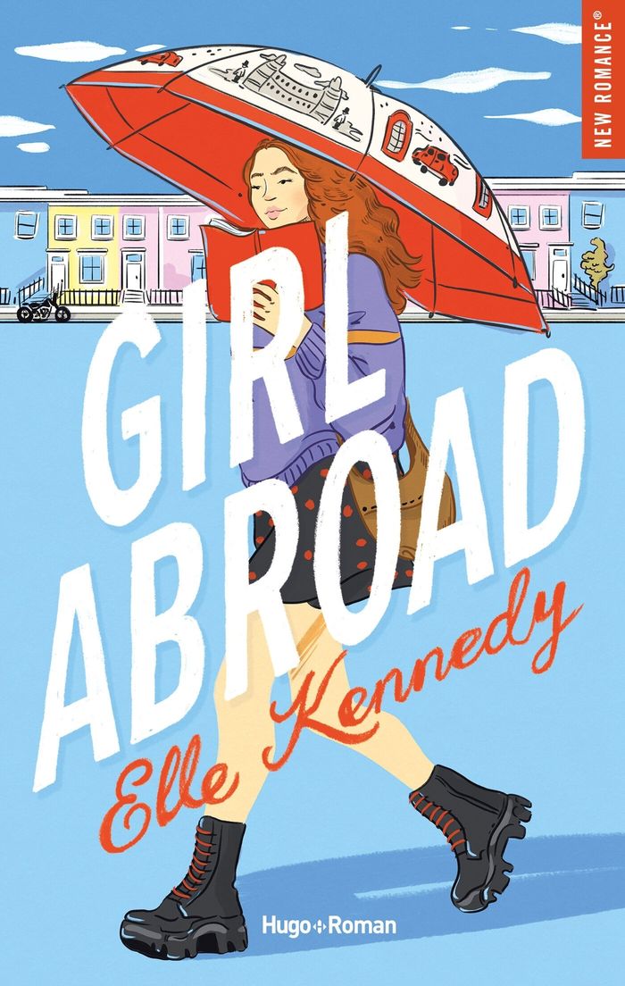 Couverture du livre « Girl abroad » de Elle Kennedy, librairie Les Contes Infusés à Corte