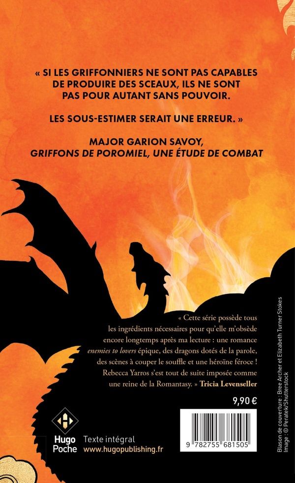 Quatrième de couverture de « THE EMPYREAN - T02 - IRON FLAME - VERSION FRANCAISE - POCHE - THE EMPYREAN TOME 2 »