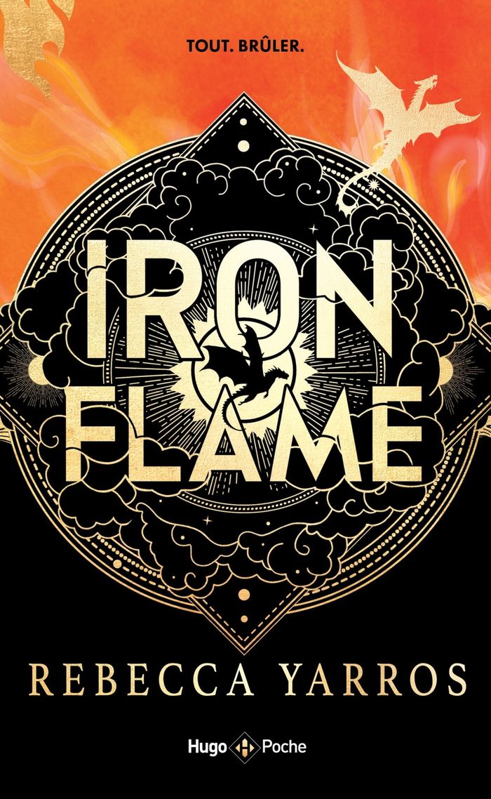 Couverture du livre « THE EMPYREAN - T02 - IRON FLAME - VERSION FRANCAISE - POCHE - THE EMPYREAN TOME 2 » de Rebecca Yarros, librairie Les Contes Infusés à Corte