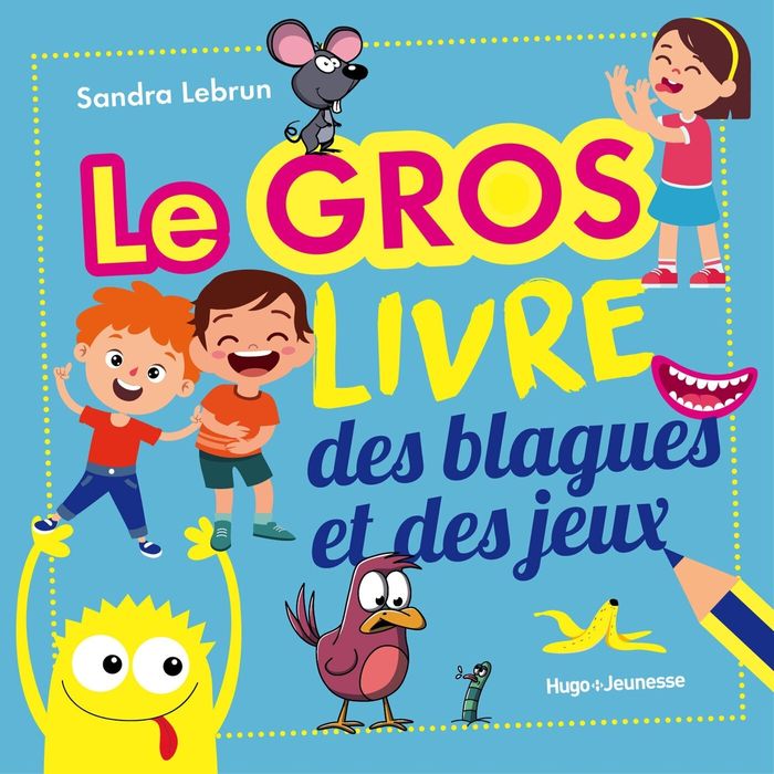 Couverture du livre « Le gros livre des blagues et des jeux », librairie Les Contes Infusés à Corte