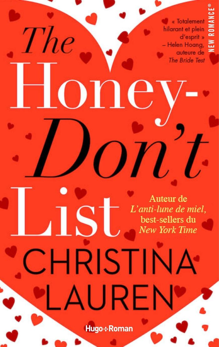 Couverture du livre « The honey-don't list : roman » de Christina Lauren, librairie Les Contes Infusés à Corte