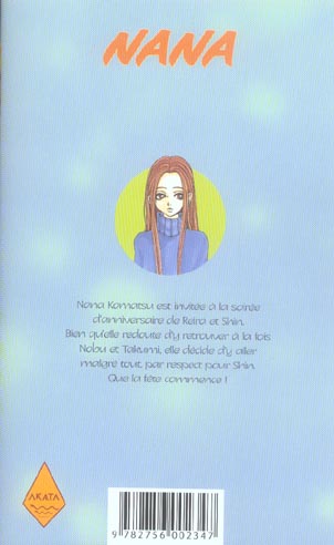 Quatrième de couverture de « Nana »