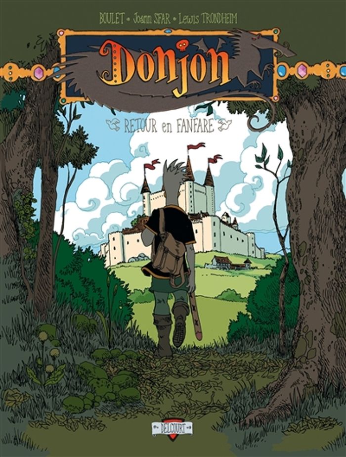Couverture du livre « DONJON ZENITH T06 - RETOUR EN FANFARE » de Trondheim/sfar/albon, librairie Les Contes Infusés à Corte