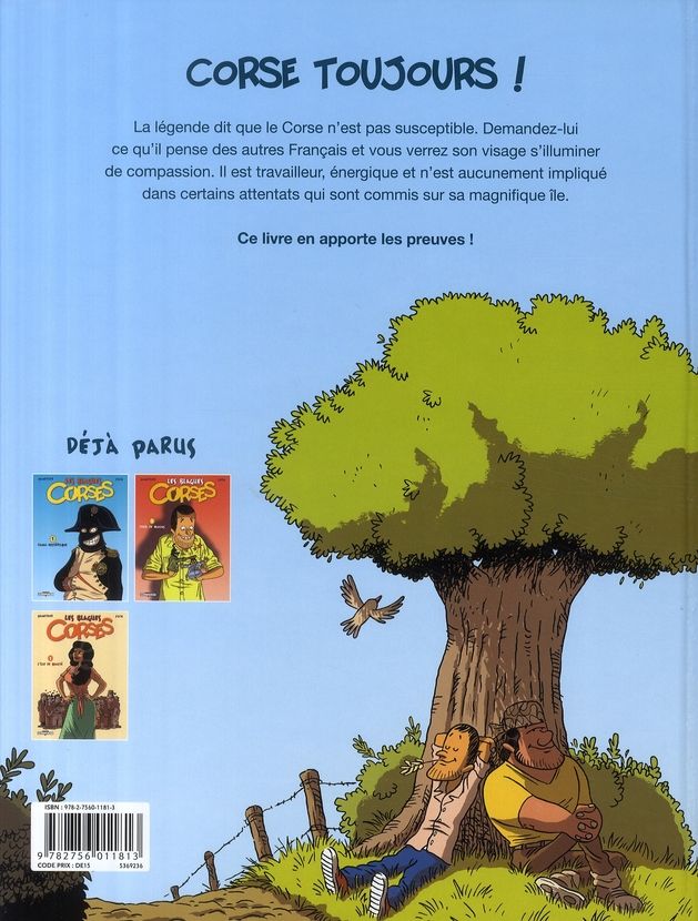 Quatrième de couverture de « LES BLAGUES CORSES T03 L'ILE DE BEAUTE - VOL03 »