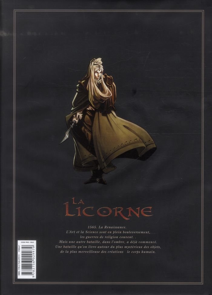 Quatrième de couverture de « LA LICORNE - INTEGRALE T01 A T04 »