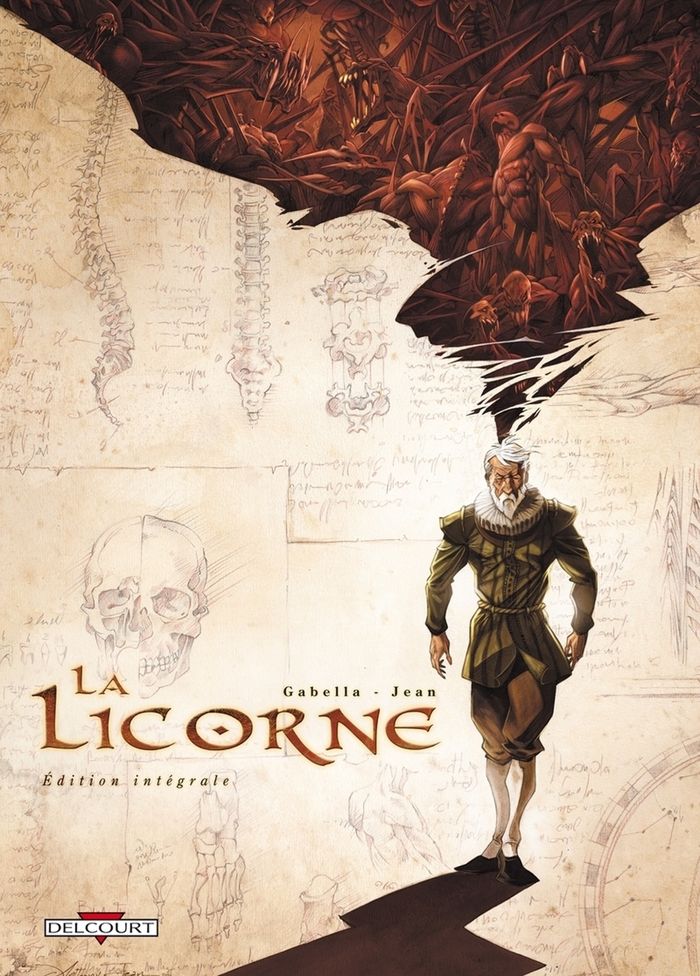 Couverture du livre « LA LICORNE - INTEGRALE T01 A T04 » de Gabella/jean, librairie Les Contes Infusés à Corte