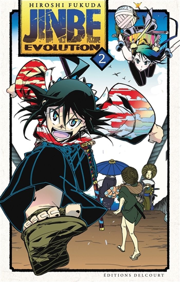 Couverture du livre « JINBE EVOLUTION T02 - VOL02 », librairie Les Contes Infusés à Corte