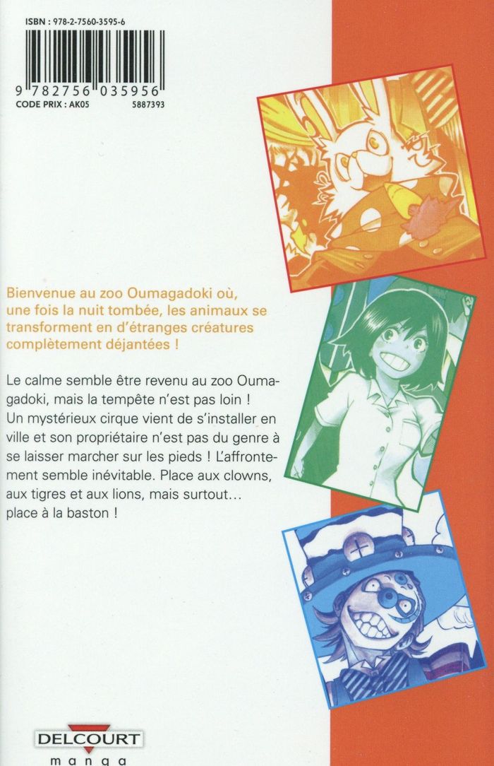 Quatrième de couverture de « Crazy zoo »