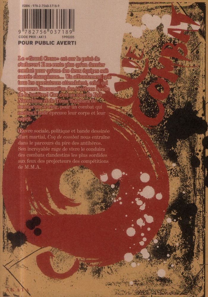 Quatrième de couverture de « COQ DE COMBAT T27 - VOL27 »