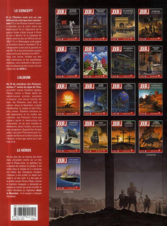 Quatrième de couverture de « JOUR J T15 - LA SECTE DE NAZARETH - VOL15 »