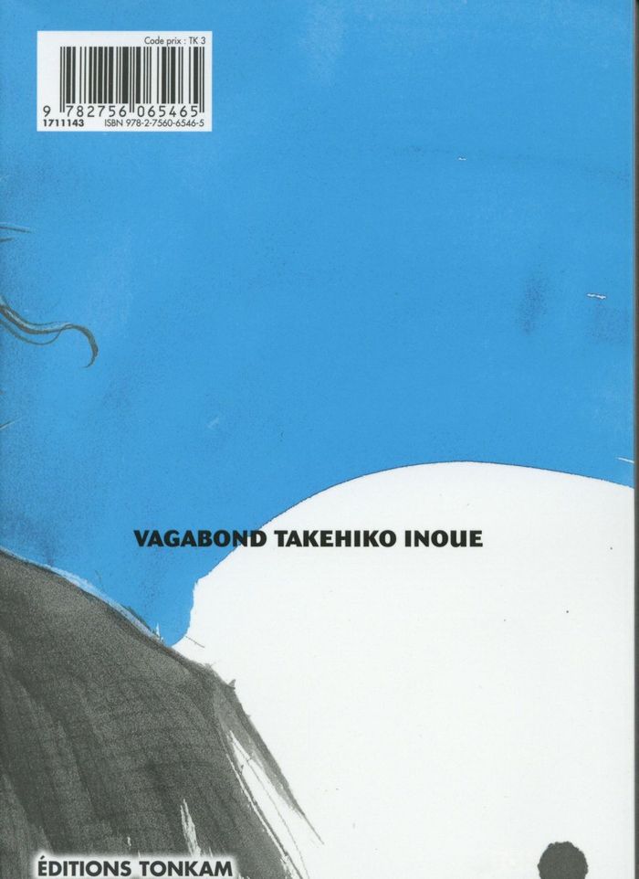 Quatrième de couverture de « Vagabond »