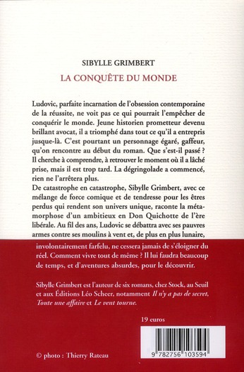 Quatrième de couverture de « LA CONQUETE DU MONDE »