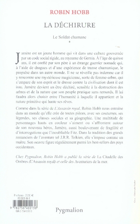 Quatrième de couverture de « La déchirure : roman »