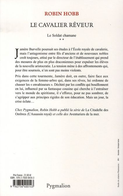 Quatrième de couverture de « Le cavalier rêveur : roman »