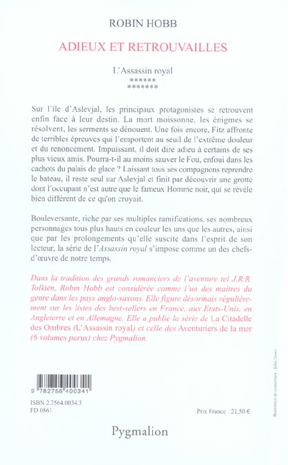 Quatrième de couverture de « Adieux et retrouvailles : roman »