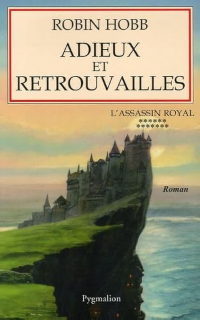 Couverture du livre « Adieux et retrouvailles : roman » de Robin Hobb, librairie Les Contes Infusés à Corte