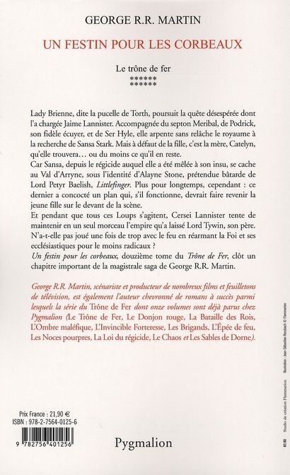 Quatrième de couverture de « Un festin pour les corbeaux : roman »