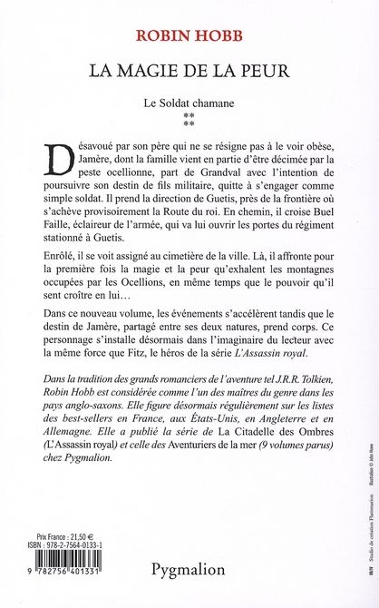 Quatrième de couverture de « La magie de la peur : roman »