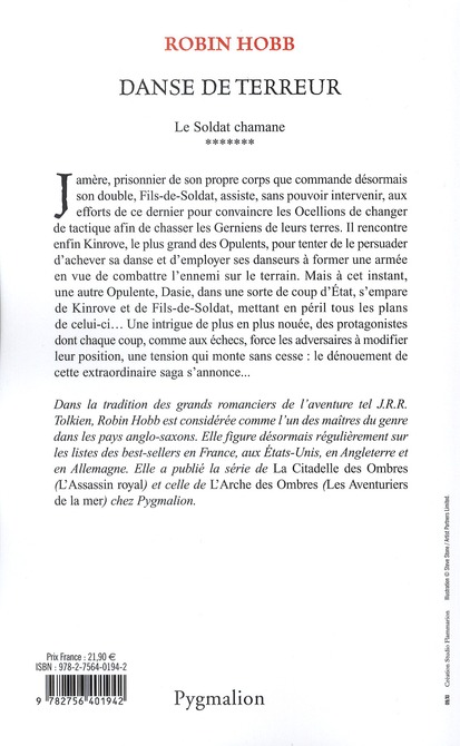 Quatrième de couverture de « Danse de terreur : roman »