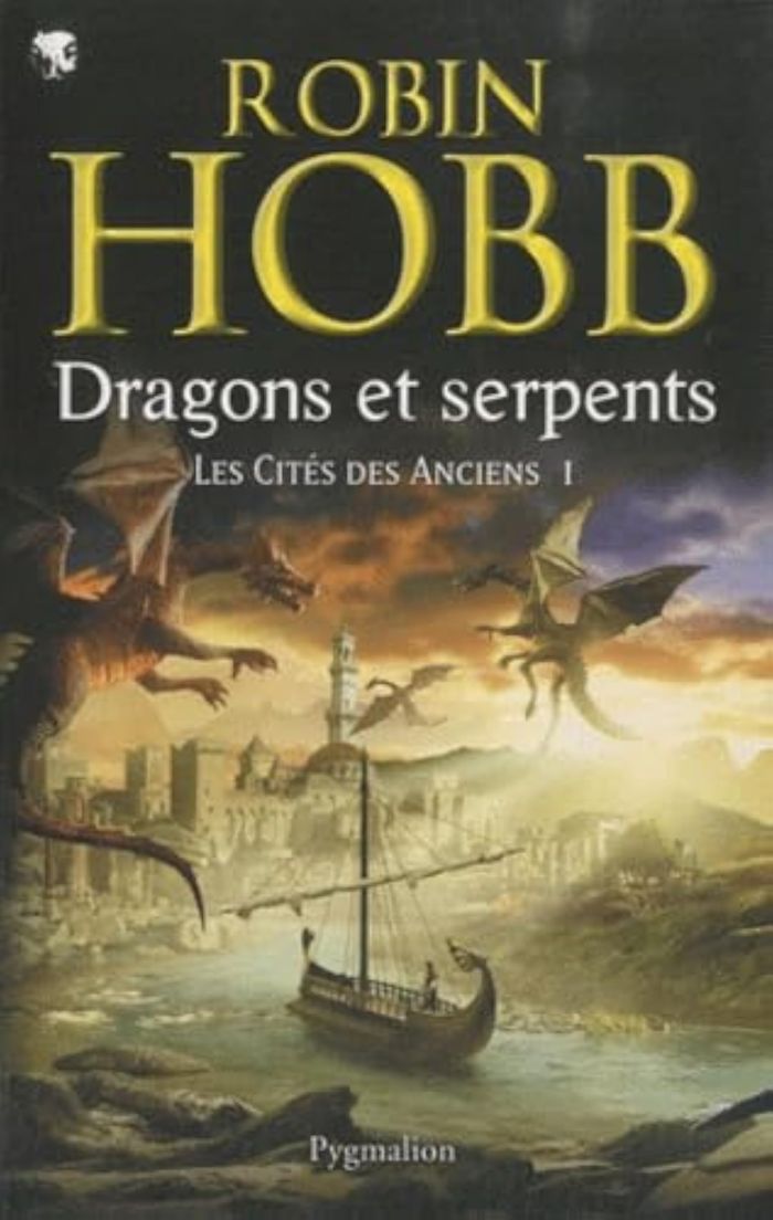 Couverture du livre « Dragons et serpents : roman » de Robin Hobb, librairie Les Contes Infusés à Corte