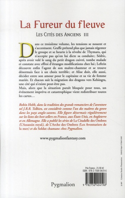Quatrième de couverture de « La fureur du fleuve : roman »