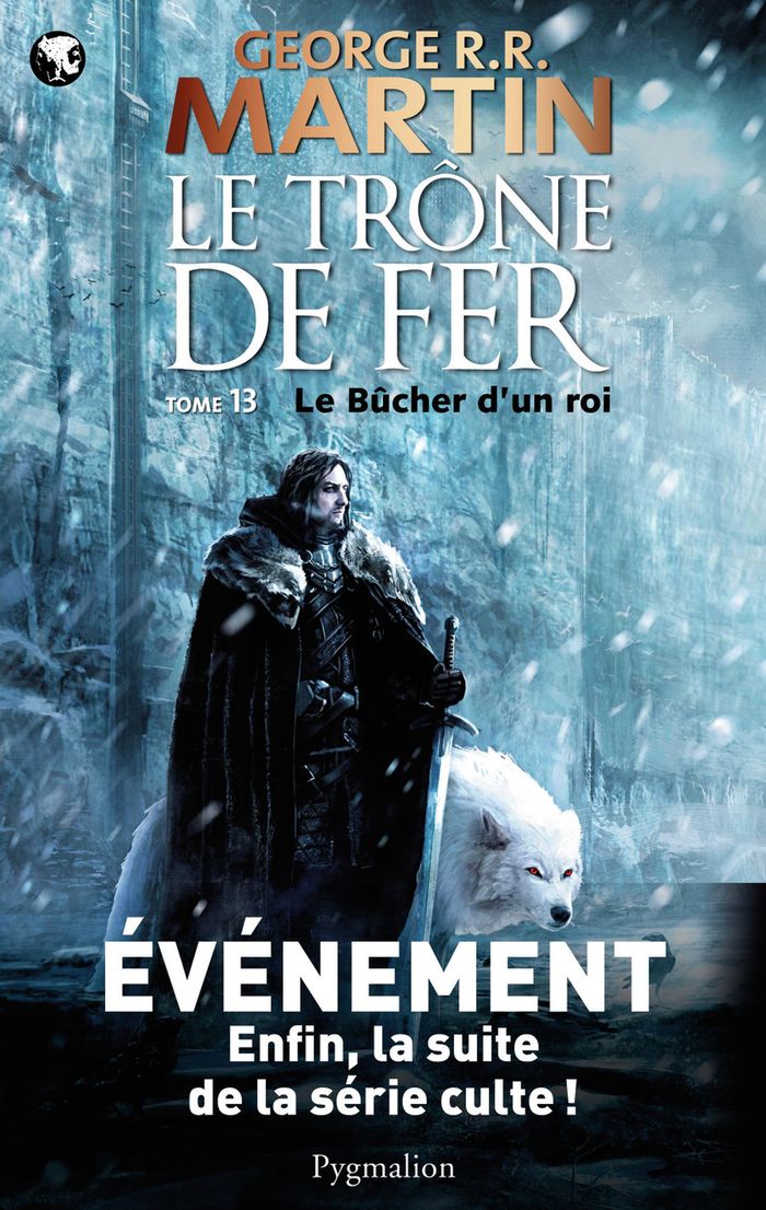 Couverture du livre « Le bûcher d'un roi : roman » de George R. R. Martin, librairie Les Contes Infusés à Corte