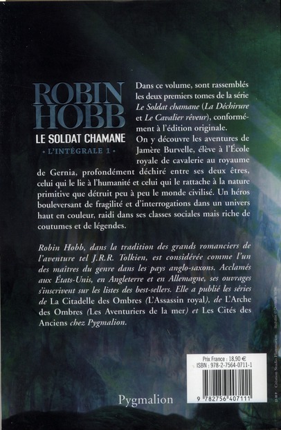 Quatrième de couverture de « Le soldat chamane : roman »