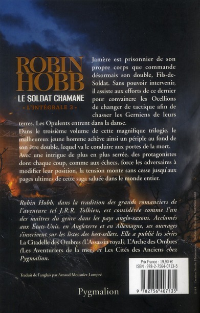 Quatrième de couverture de « Le soldat chamane : roman »