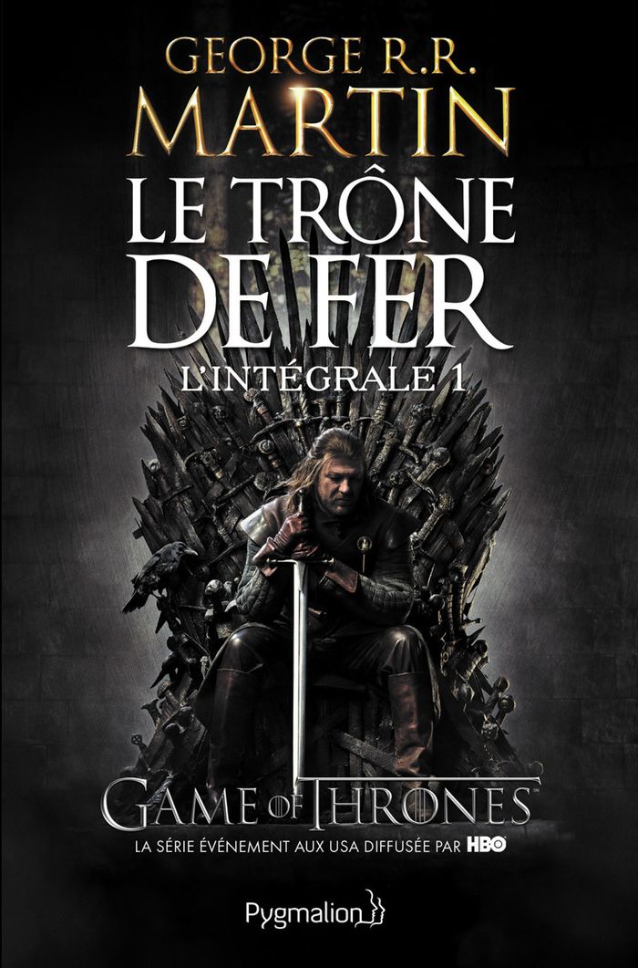 Couverture du livre « Le trône de fer : roman » de George R. R. Martin, librairie Les Contes Infusés à Corte