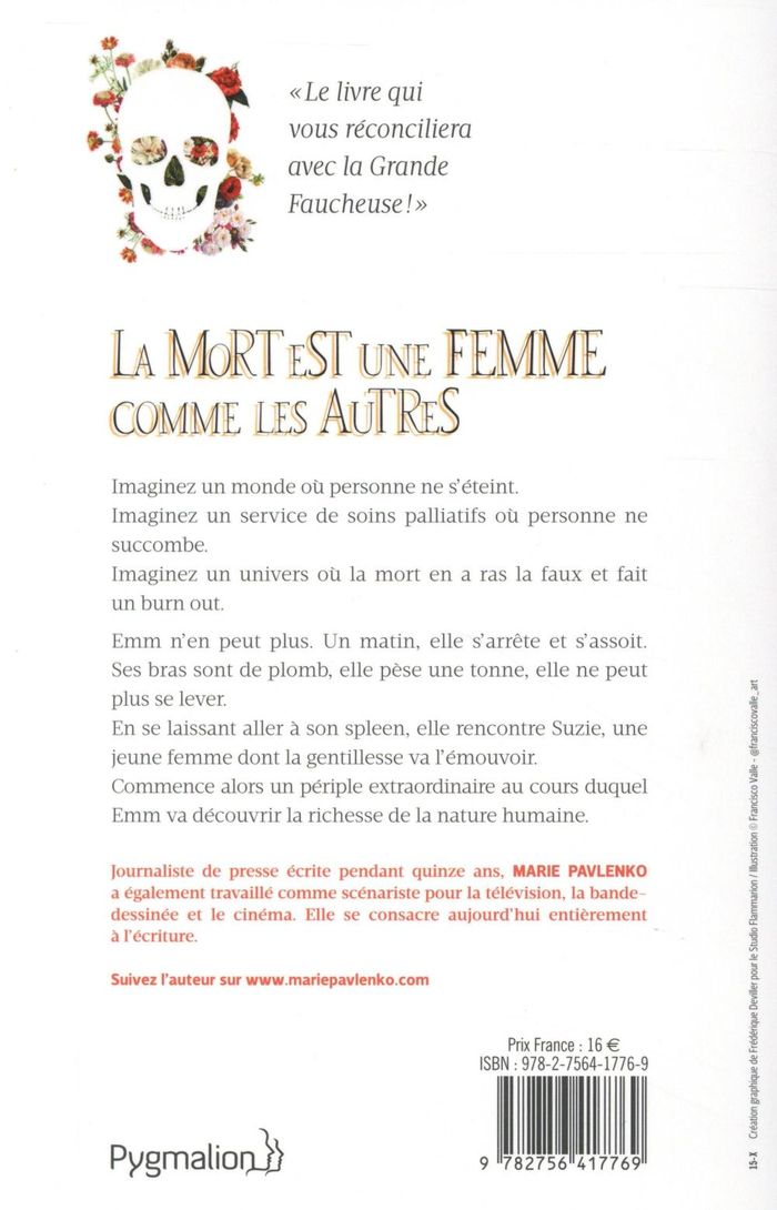 Quatrième de couverture de « La mort est une femme comme les autres »