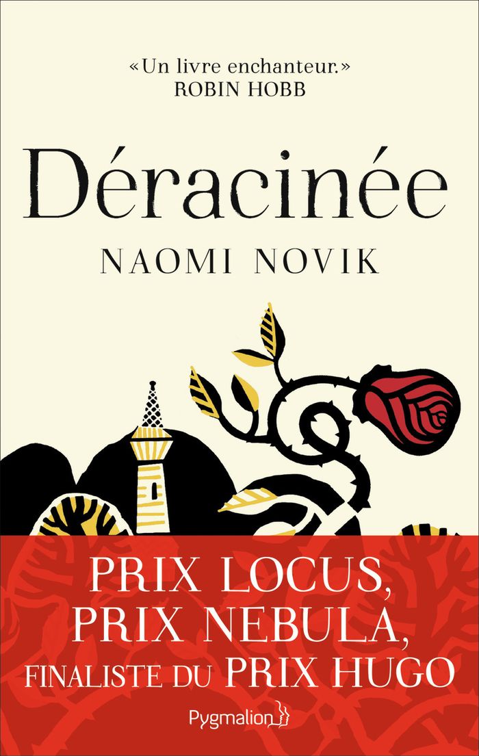 Couverture du livre « Déracinée » de Naomi Novik, librairie Les Contes Infusés à Corte