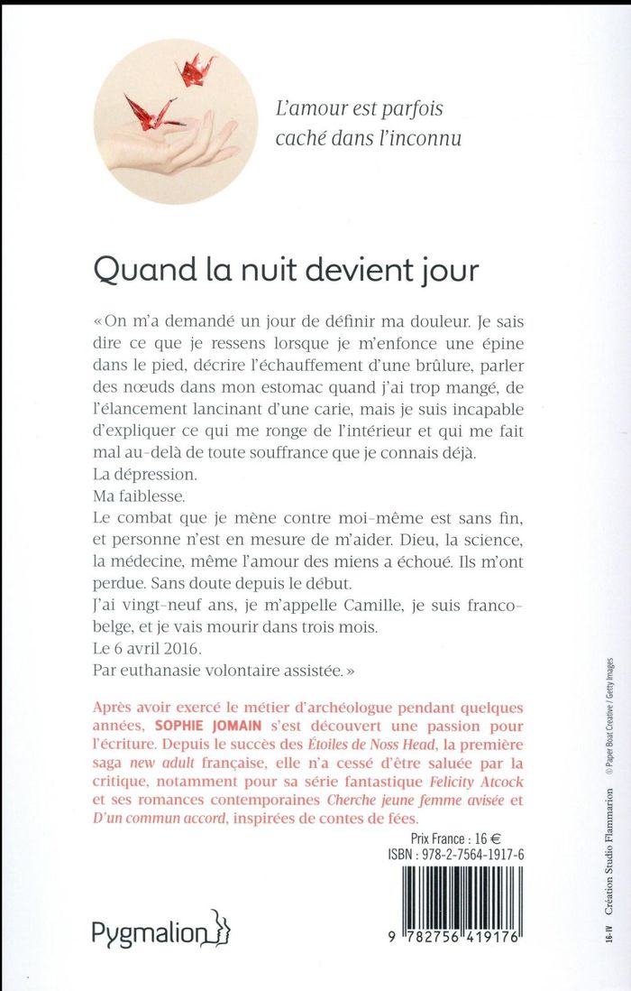 Quatrième de couverture de « Quand la nuit devient jour »