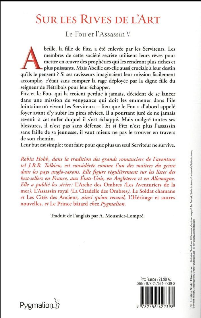 Quatrième de couverture de « Sur les rives de l'art : roman »