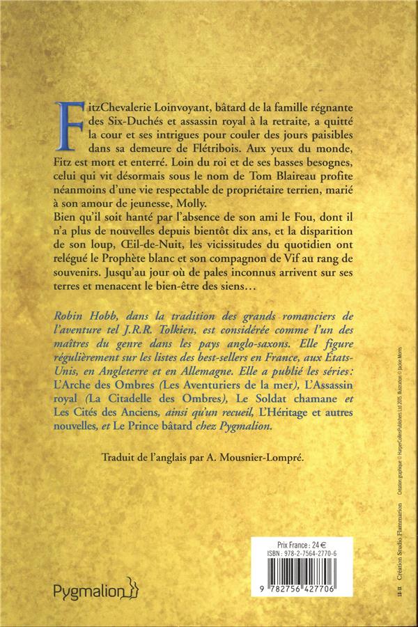 Quatrième de couverture de « Le fou et l'assassin : intégrale »