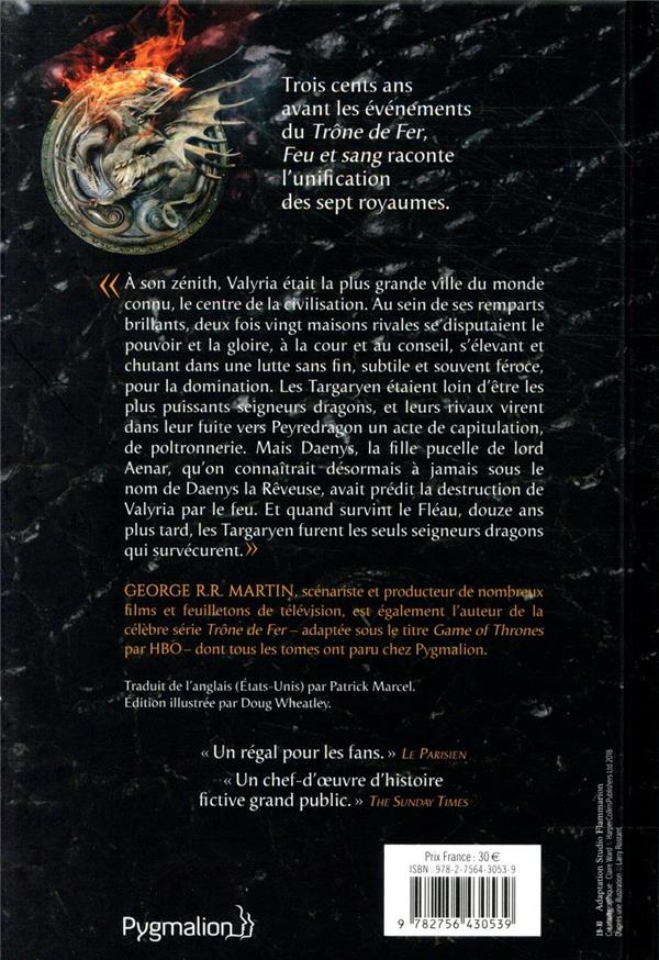 Quatrième de couverture de « Feu et sang : intégrale »