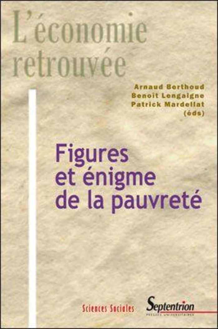 Couverture du livre « FIGURES ET ENIGME DE LA PAUVRETE » de Septentrion Pu, librairie Les Contes Infusés à Corte